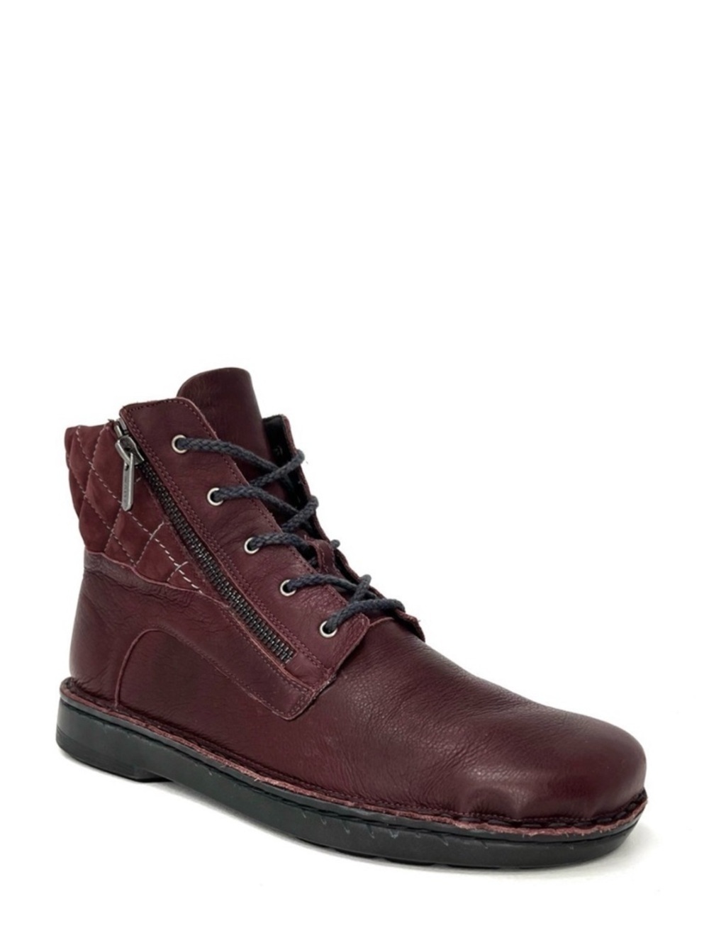 Naot Castera Quilted Burgundy Ankle Boots Womens Size 41 / 11-11.5 *No Insoles**